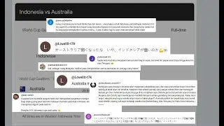 Komentar Tercengang Netizen Dunia Indonesia Vs Australia