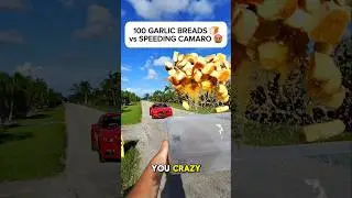 Throwing BREAD 🍞 at CAMARO in a School Zone 🤣🤬