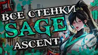 ЛУЧШИЕ СТЕНКИ За СЕЙДЖ На ASCENT. ПОЛНЫЙ ГАЙД (ВАЛОРАНТ)