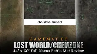 Lost World and Chemzone Full Nexus Double Sided Battle Mats From Gamemat.eu SS82 Review