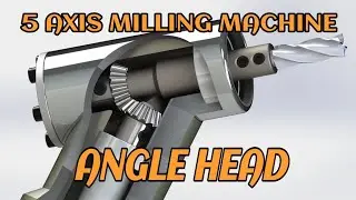 Angle head for 5 axis milling machine #shorts #milling #cncmachine