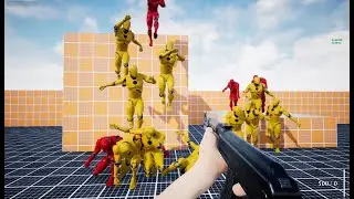 Zombie AI - Getup from Ragdoll blended to Physical Animations #4 | Unreal Engine