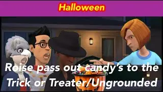 Rosie pass out candy to the trick or treater/Ungrounded
