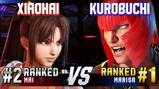 SF6 ▰ XIAOHAI (#2 Ranked Mai) vs KUROBUCHI (#1 Ranked Marisa) ▰ High Level Gameplay