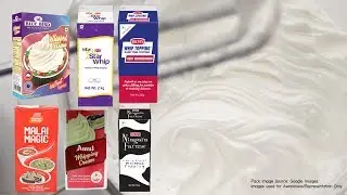 Whipping Creams Brands in India | How to make Whipped Cream Recipe from Powder at Home