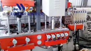 Hollow grid board production line