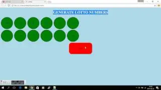 JAVASCRIPT - LOTTO NUMBER GENERATOR - UNIQUE NUMBERS