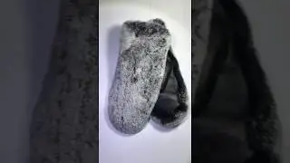 Варежки из меха шиншиллы