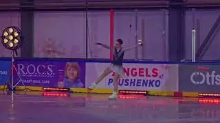 Александра Трусова. Выступление на открытии Академии фигурного катания "Ангелы Плющенко" в Москве