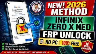 Infinix Zero X NEO (X6810) FRP Bypass 100% Working — No PC