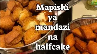 JINSI YA KUPIKA MANDAZI NA HALF CAKE