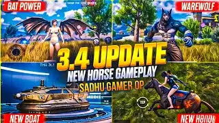 BGMI 3.4 Update: Top 10 Game-Changing Features & Horse Gameplay | BGMI 3.4 New Mode full detailed!