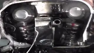 Работа клапанного механизма при 16,000 rpm.