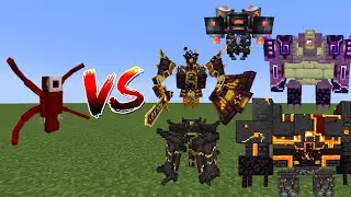 Reworked Oracle(Animated Mobs) Vs L_Ender's Cataclysm Bosses - Minecraft Mob Battle