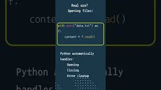 __enter__ & __exit__ (Context Manager)