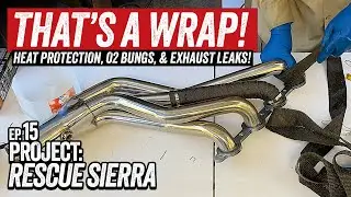 Headers wrapped, exhaust leaks fixed! - Sounds MEAN! - Finishing the headers on my '02 GMC Sierra
