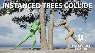 Unreal Engine 5.7 - How To Add Collision To PCG Wind Trees - Tutorial