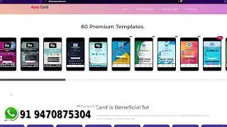 Digital business card Website Latest Source code available here | Digital business card Portal