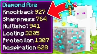 Minecraft, But Ores Give OP Enchants...