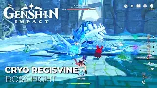 Genshin Impact - Cryo Regisvine Boss Fight (Cooking Showdown: Xiangling)