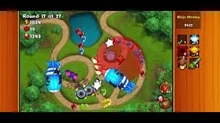 Bloon Monkey City level 10 ZOMG tiles