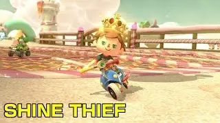 Mario Kart 8 Deluxe - Battle Mode Shine Thief -The Close Call!