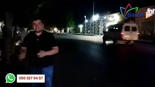 Bərdənin Heydər Əliyev Prospektində Yeni Salınmış İşıq Dirəkləri İşləmir.Budur Dövlətə Xidmət.