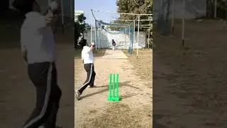 [Net Practice Cricket on Thursday Morning] [Gouranga was Batting & I was Bowling]