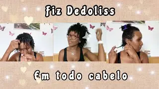 DEDOLISS! Finalização em cabelo crespo