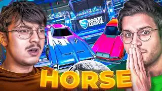 I FACED GASPOW ON HORSE IN ROCKET LEAGUE! 🤯