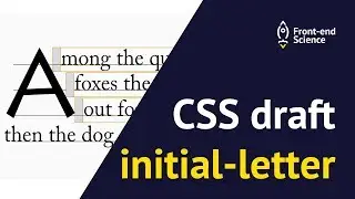 CSS draft: initial-letter