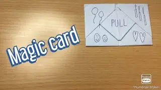 How to make a magic card.
