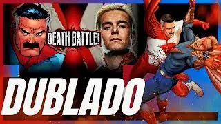 Omni-Man VS Capitão Pátria - (DUBLADO PT-BR) | DEATH BATTLE!  (Invincível VS The Boys)