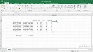 Date functions in Excel
