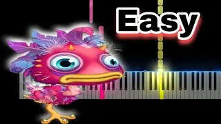 Yawstrich - All Monster Sounds (Easy Piano Tutorial) | My Singing Monsters: Dawn Of Fire