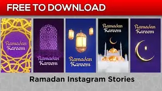Ramadan Instagram Stories  | After Effects Template | Free Download