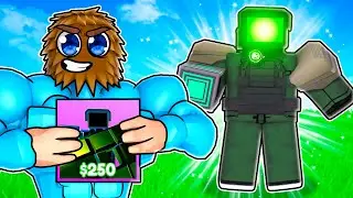 Unlocking The GREEN LASER CAMERAMAN In Toilet Tower Defense