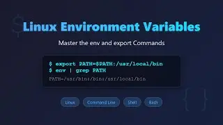 Linux Environment Variables: env & export Commands Explained!