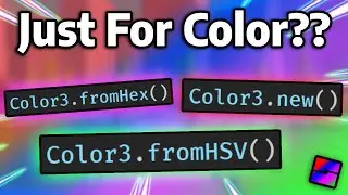 Why Are Colors So Complicated? | Roblox Studio