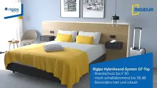 Rigips Hybridwand GF-Top - Robuste Montagewände: Gipskarton(GK)- innen + Gipsfaser(GF)-Platten außen