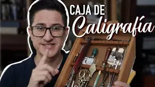 🎩 My new vintage box for calligraphy!