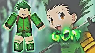 How to make Gon Freecss avatar in Roblox┃HUNTER X HUNTER