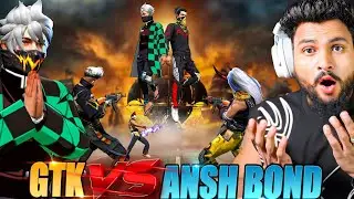 GTK X ANSH BOND 😱 VS 3 V Badge Streamer Shocked आजा Ansh & Gtk 1 vs 6 में !! 😤