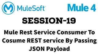 MuleSoft | Mule ESB 4 | Session 19 | Mule HTTP Request | Consume a JSON based REST service
