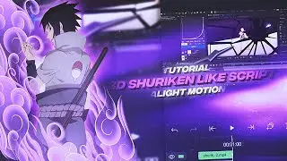 Tutorial 3D Shuriken Like Script - Alight Motion | Amv/Edit