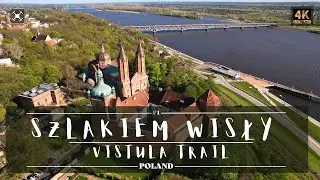 Szlakiem Wisły | Vistula Trail Aerial Video | Mazowieckie | Poland | 4K