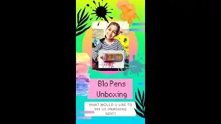 Blo Pens unboxing/Guest appearance by grandma...