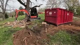 Demolition Day at the farm!