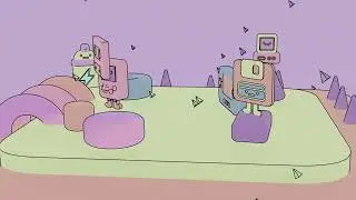 Experimenting with Blender and Particle Systems - Snowy Day - Different Style
