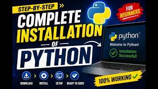 How to Install Python on Windows 10/11 | Complete Python Installation Guide for Beginners 🐍